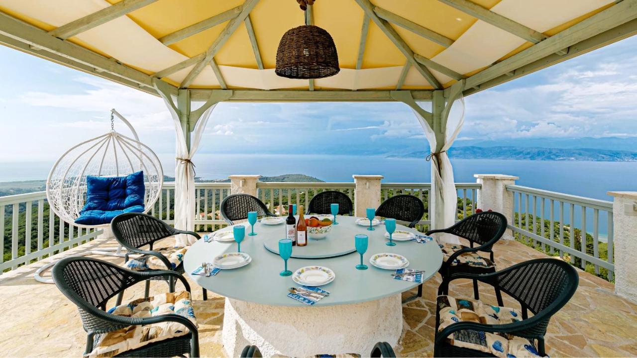 Villa Orizontas Corfu, Private Villa With Breathtaking Views Loutses Exterior foto