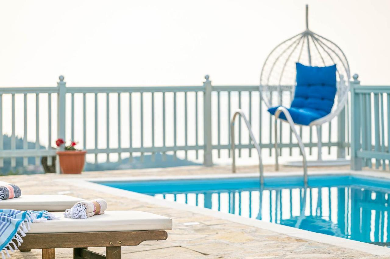 Villa Orizontas Corfu, Private Villa With Breathtaking Views Loutses Exterior foto